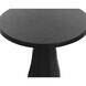Kliff 34 X 30 inch Black Outdoor Bistro Table